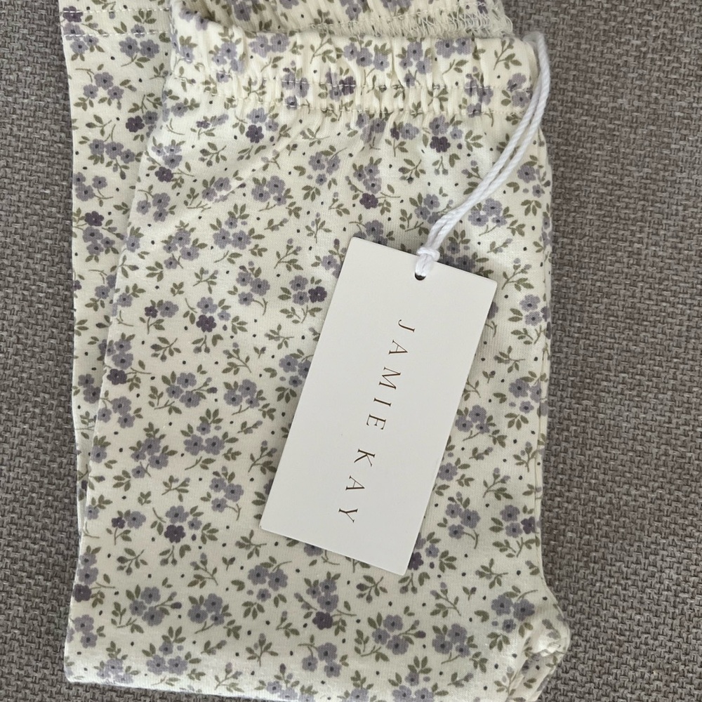 Jamie Kay Organic Cotton Everyday Legging - Rosalie Fields Raindrops